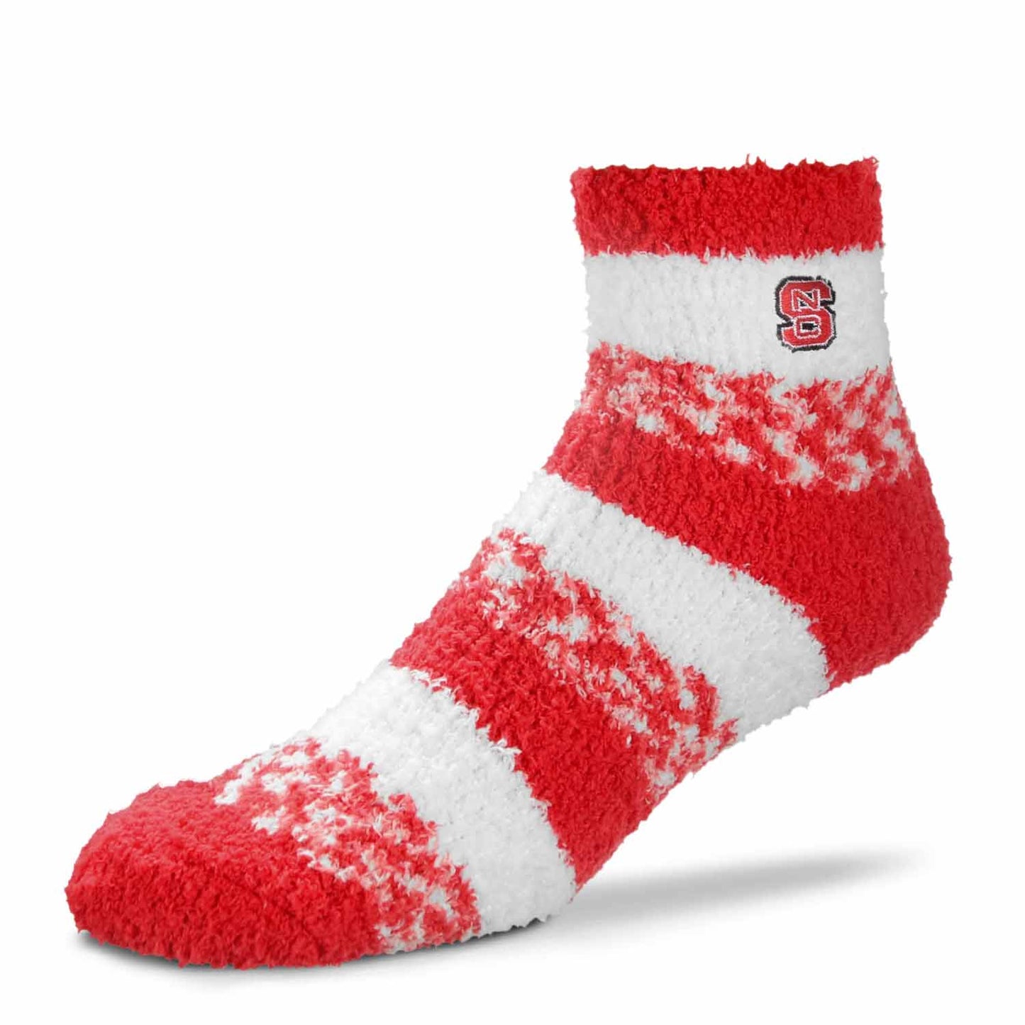 NC State Wolfpack NCAA Unisex Cozy Soft Sleep Socks - Red