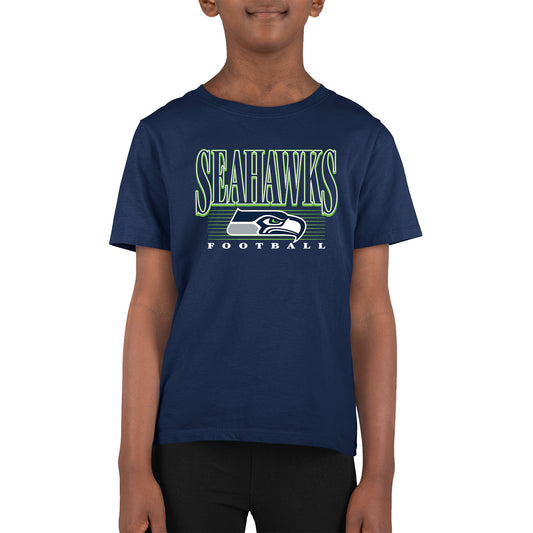 Seattle Seahawks  NFL Youth Overtime T-Shirt - Navy