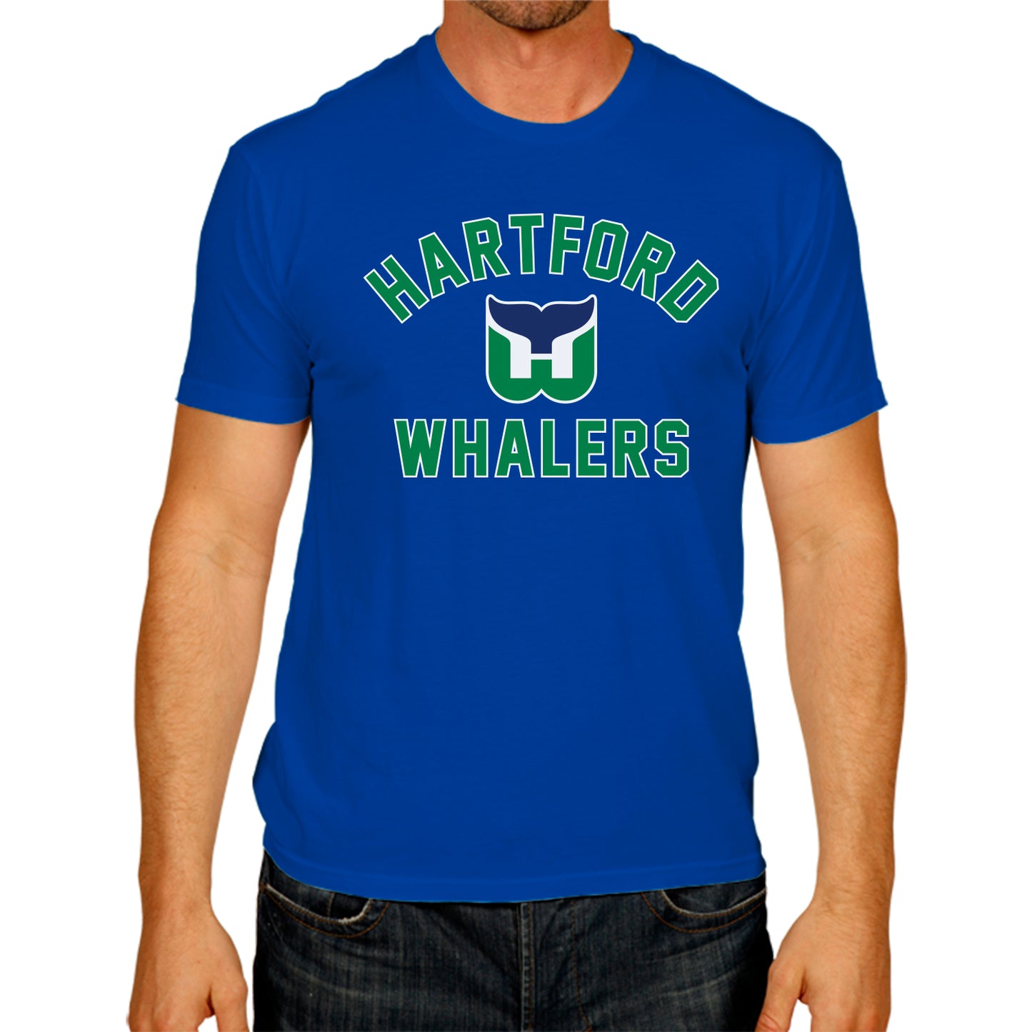 Hartford Whalers NHL Adult Game Day Unisex T-Shirt - Royal