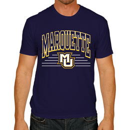 Marquette Golden Eagles NCAA Adult Unisex Overtime Classics T-Shirt - Navy