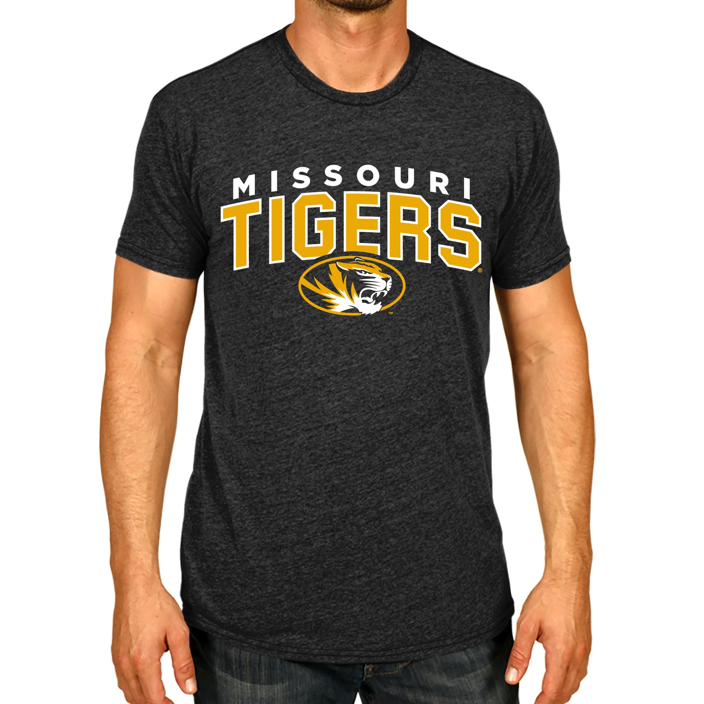 Missouri Tigers NCAA Adult Unisex Starting Fresh T-Shirt - Black Heather