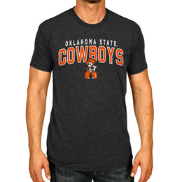 Oklahoma State Cowboys NCAA Adult Unisex Starting Fresh T-Shirt - Black Heather