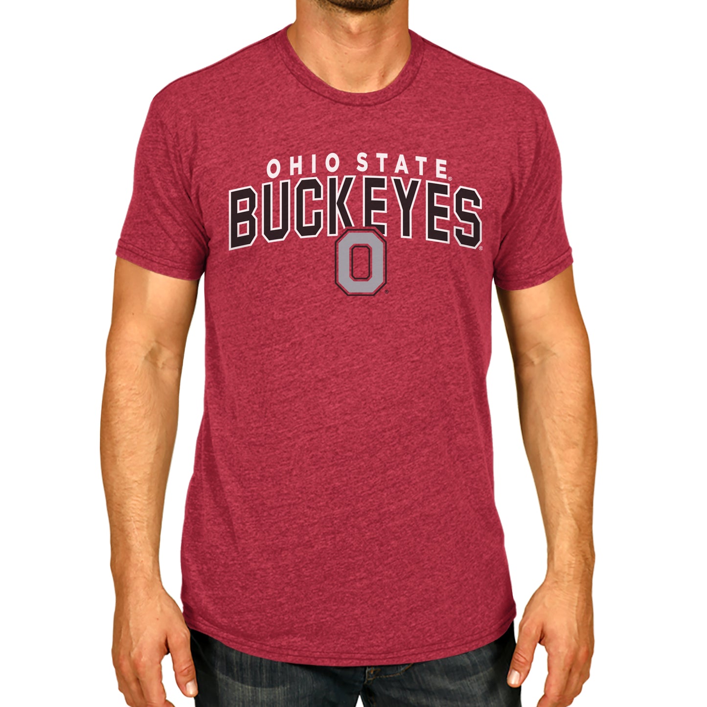 Ohio State Buckeyes NCAA Adult Unisex Starting Fresh T-Shirt - Red Heather
