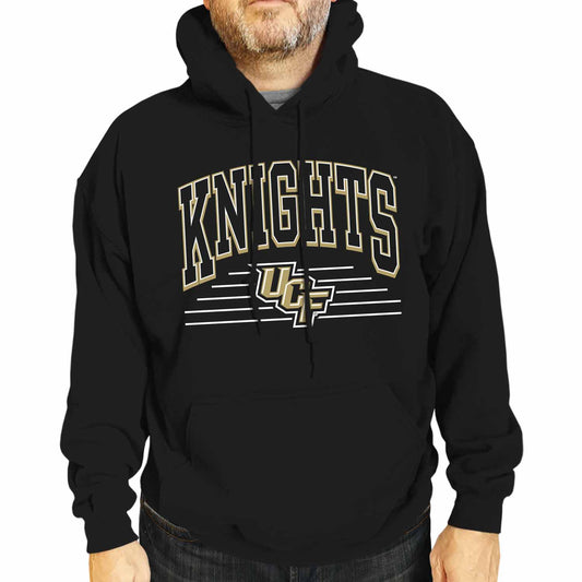 Central Florida Knights NCAA Adult Unisex Overtime Classics Hooded Fleece Sweatshirt - Black
