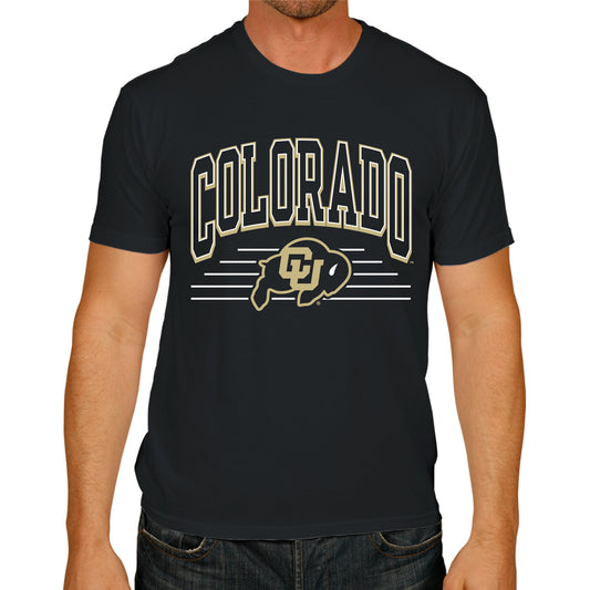 Colorado Buffaloes NCAA Adult Unisex Overtime Classics T-Shirt - Black