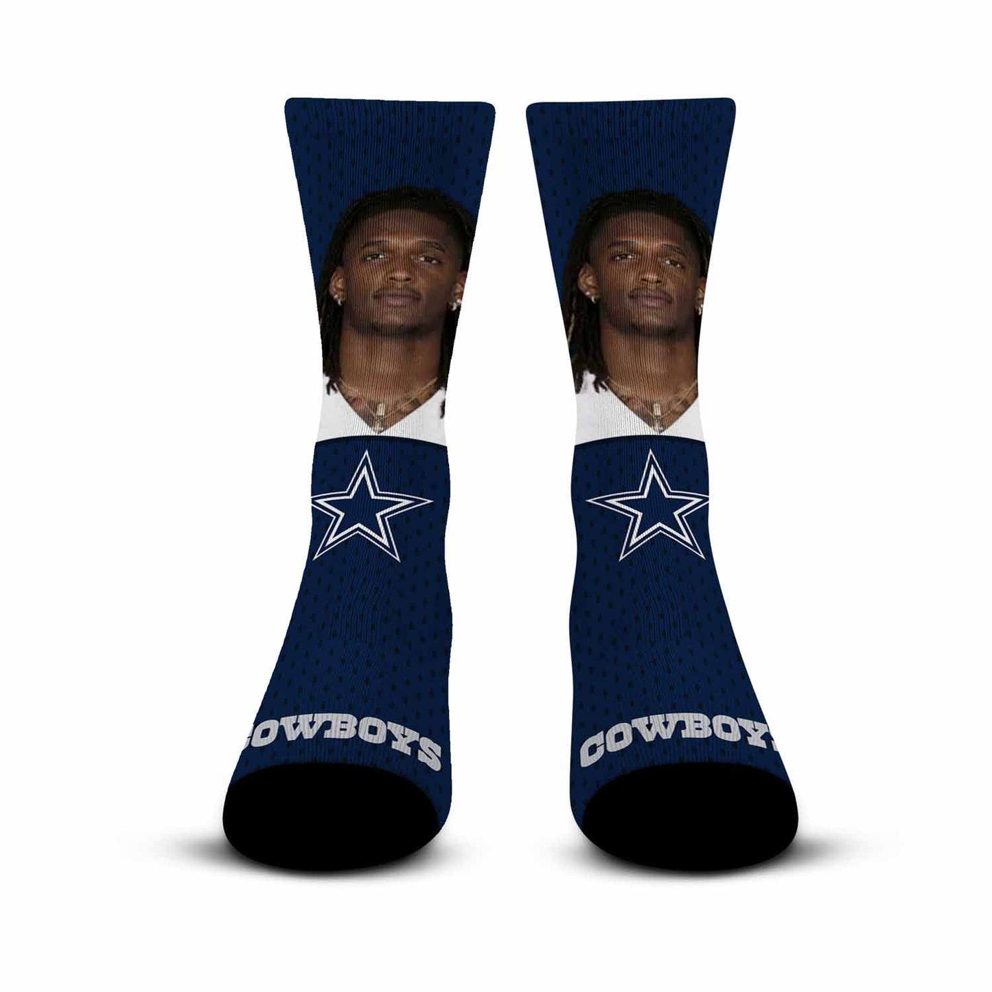 Dallas Cowboys NFL Youth Roster Player Crew Socks - NAVY #4