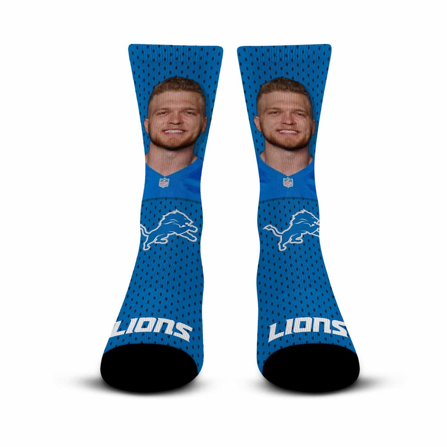 Detroit Lions NFL Youth Roster Player Crew Socks - Blue #14