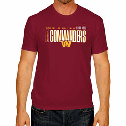 Washington Commanders NFL Adult Modern Endzone Tag-Less T-Shirt - Garnet