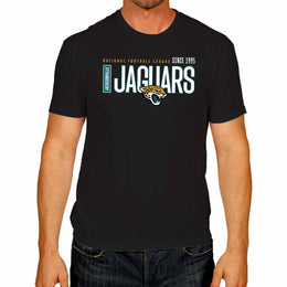 Jacksonville Jaguars NFL Adult Modern Endzone Tag-Less T-Shirt - Black