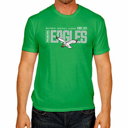 Philadelphia Eagles NFL Adult Modern Endzone Tag-Less T-Shirt - Kelly Green