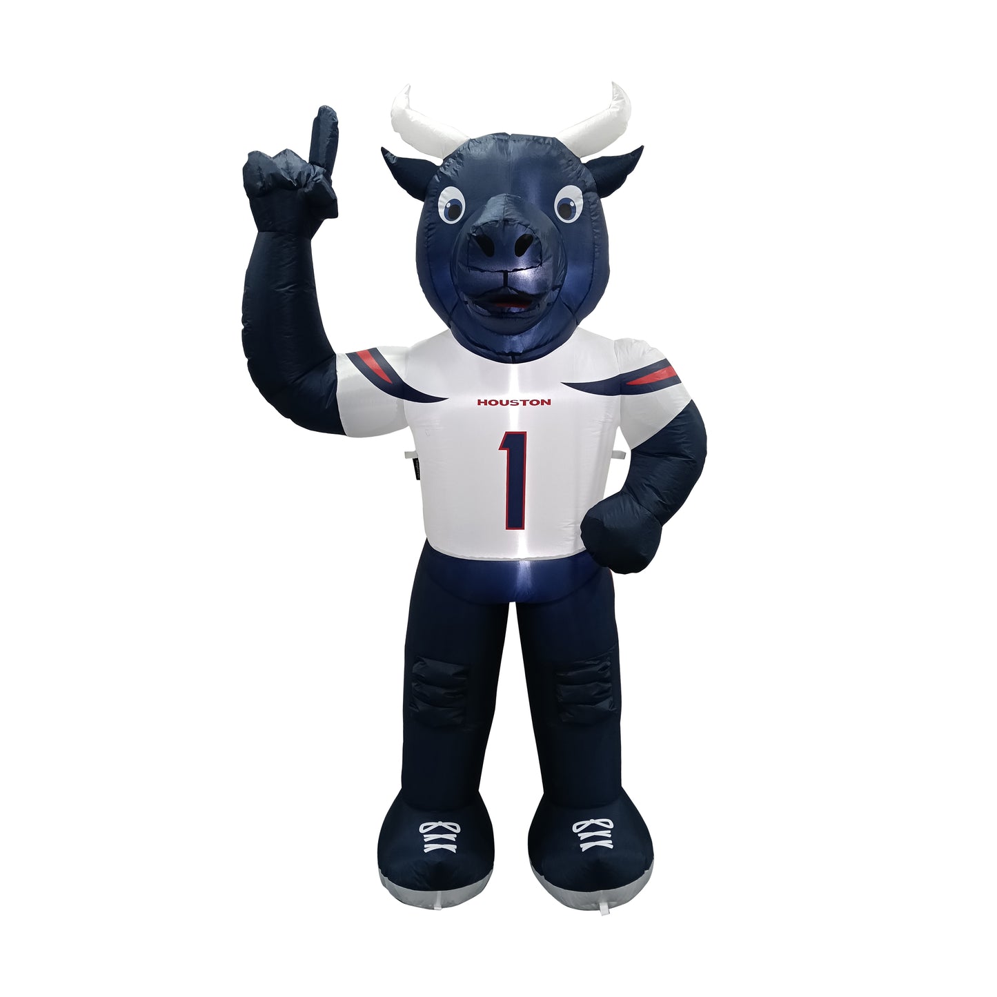 Houston Texans NFL Team Mascot 7FT Yard Inflatable With LED Lights - White