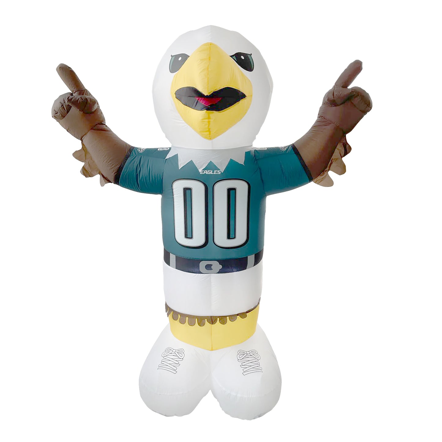 Philadelphia Eagles NFL Team Mascot 7FT Yard Inflatable With LED Lights - Deep Teal