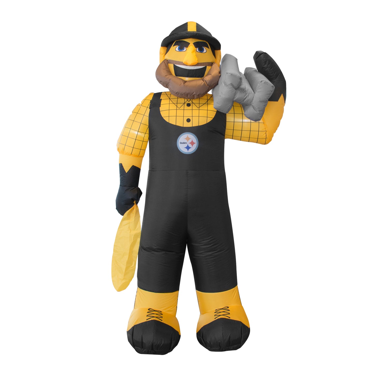 Pittsburgh Steelers NFL Team Mascot 7FT Yard Inflatable With LED Lights - Black