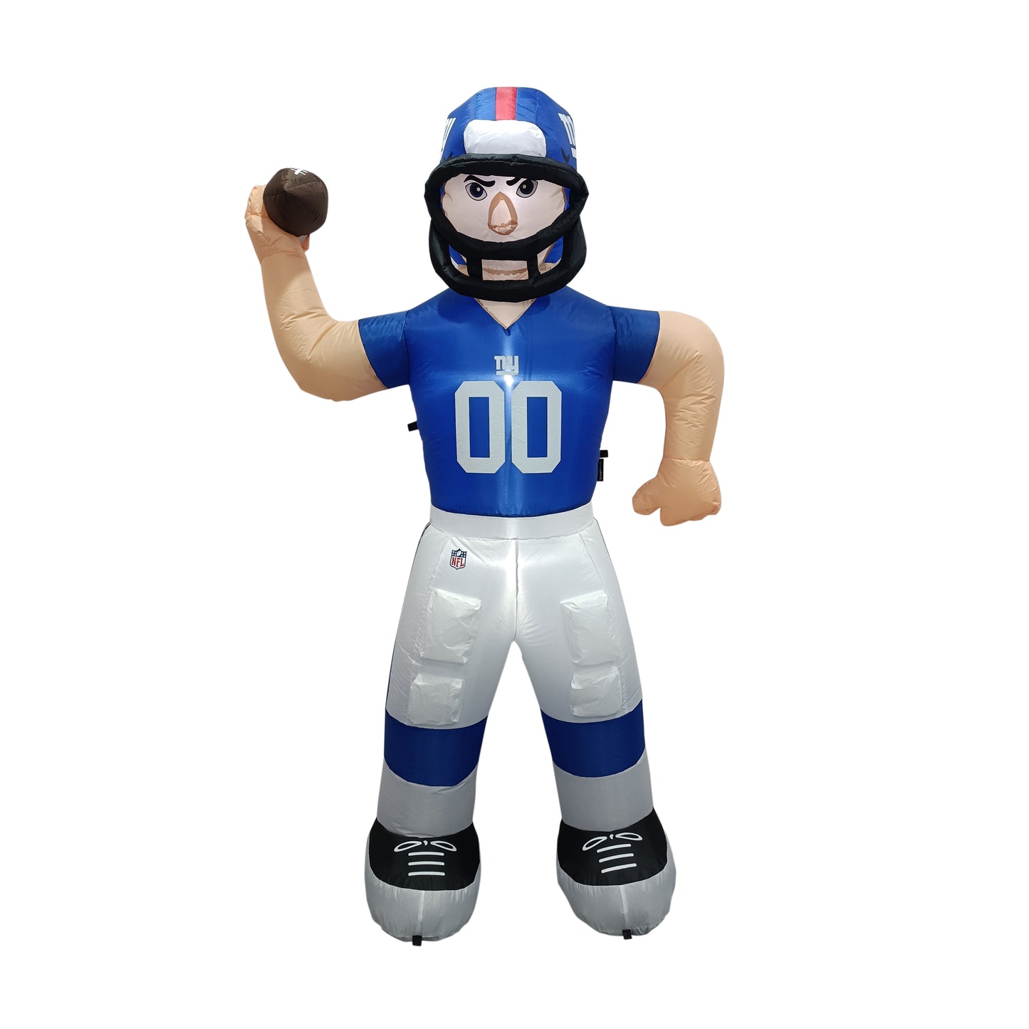 New York Giants NFL Team Mascot 7FT Yard Inflatable With LED Lights - Royal