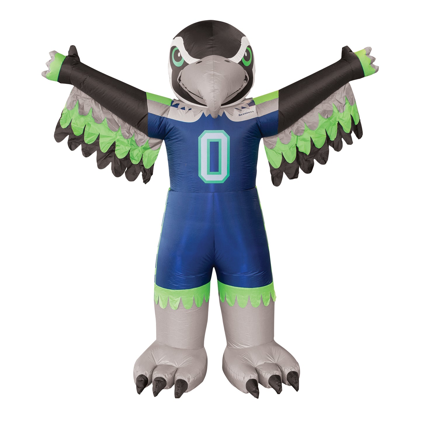 Seattle Seahawks NFL Team Mascot 7FT Yard Inflatable With LED Lights - Navy