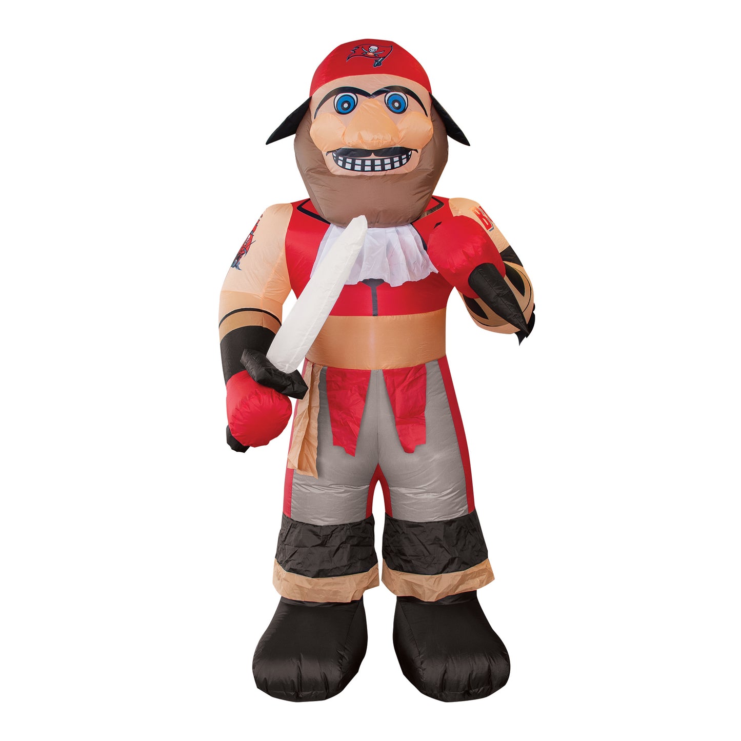 Tampa Bay Buccaneers NFL Team Mascot 7FT Yard Inflatable With LED Lights - Red