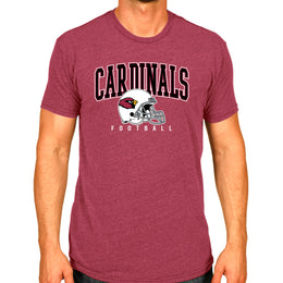 Arizona Cardinals NFL Adult All Star Heather Tag-Less T-Shirt - Red Heather
