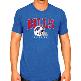 Buffalo Bills NFL Adult All Star Heather Tag-Less T-Shirt - Royal Heather