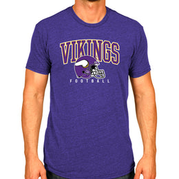Minnesota Vikings NFL Adult All Star Heather Tag-Less T-Shirt - Purple Heather