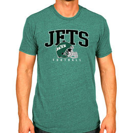 New York Jets NFL Adult All Star Heather Tag-Less T-Shirt - Green Heather