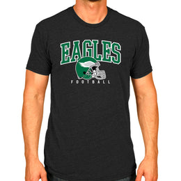 Philadelphia Eagles NFL Adult All Star Heather Tag-Less T-Shirt - Black Heather