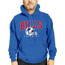 Buffalo Bills NFL Adult Unisex All Star Soft Fleece Hooded Sweatshirt - Royal Heather