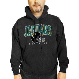 Jacksonville Jaguars NFL Adult Unisex All Star Soft Fleece Hooded Sweatshirt - Black Heather