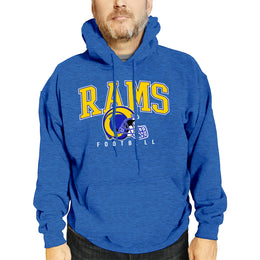 Los Angeles Rams NFL Adult Unisex All Star Soft Fleece Hooded Sweatshirt - Blue Heather