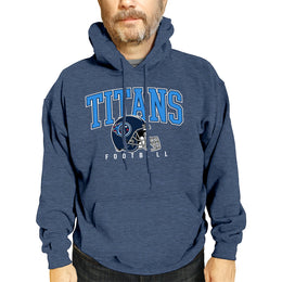 Tennessee Titans NFL Adult Unisex All Star Soft Fleece Hooded Sweatshirt - Navy Heather