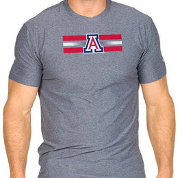 Arizona Wildcats Unisex NCAA Scholarship Cloud Jersey Athletic Short Sleeve Performance Tee - Navy Heather
