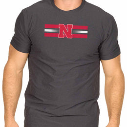 Nebraska Cornhuskers Unisex NCAA Scholarship Cloud Jersey Athletic Short Sleeve Performance Tee - Black Heather