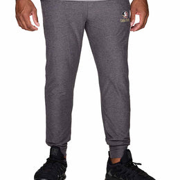 Florida State Seminoles NCAA Men’s University Cloud Jersey Performance Jogger Pants with Drawstring Waistband - Gray Heather