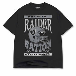 Las Vegas Raiders  Men's Franchise Oversized Enzyme Wash Cotton Tee - Black