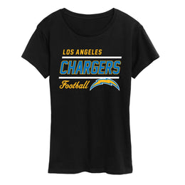 Los Angeles Chargers Chargers Women's NFL Gameday T-Shirt - Black