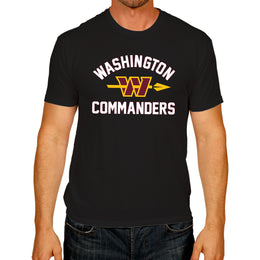 Washington Commanders  Mens Womens Retro Gameday Tee - Black
