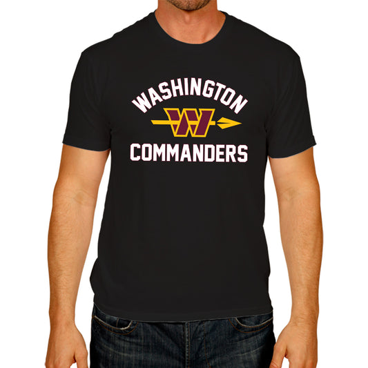 Washington Commanders  Mens Womens Retro Gameday Tee - Black