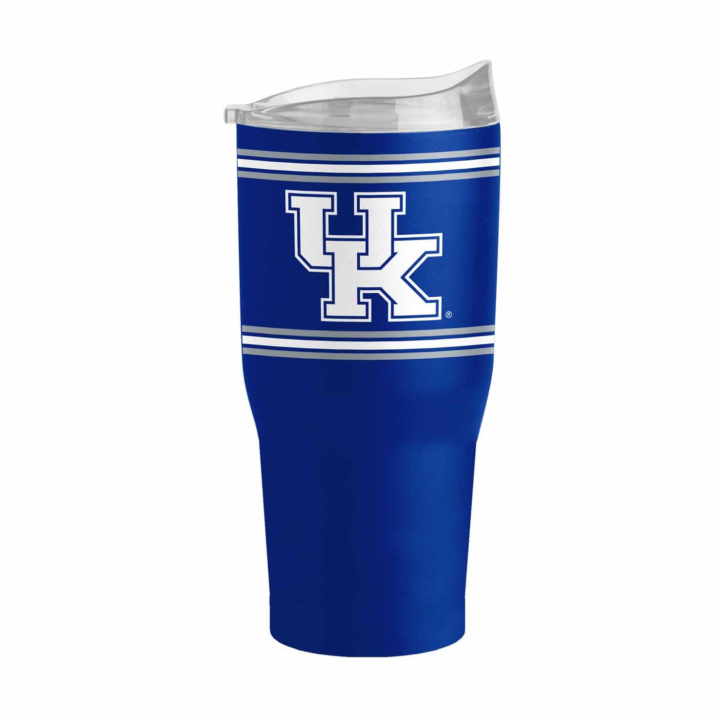 Kentucky Wildcats  NCAA 30 oz Stripe Powder Coat Tumbler Vacuum Insulated - Royal