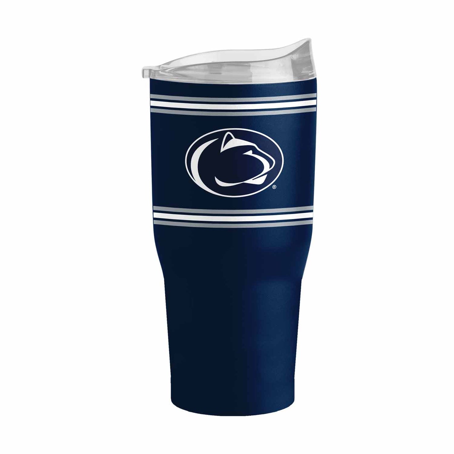 Penn State Nittany Lions  NCAA 30 oz Stripe Powder Coat Tumbler Vacuum Insulated - Navy