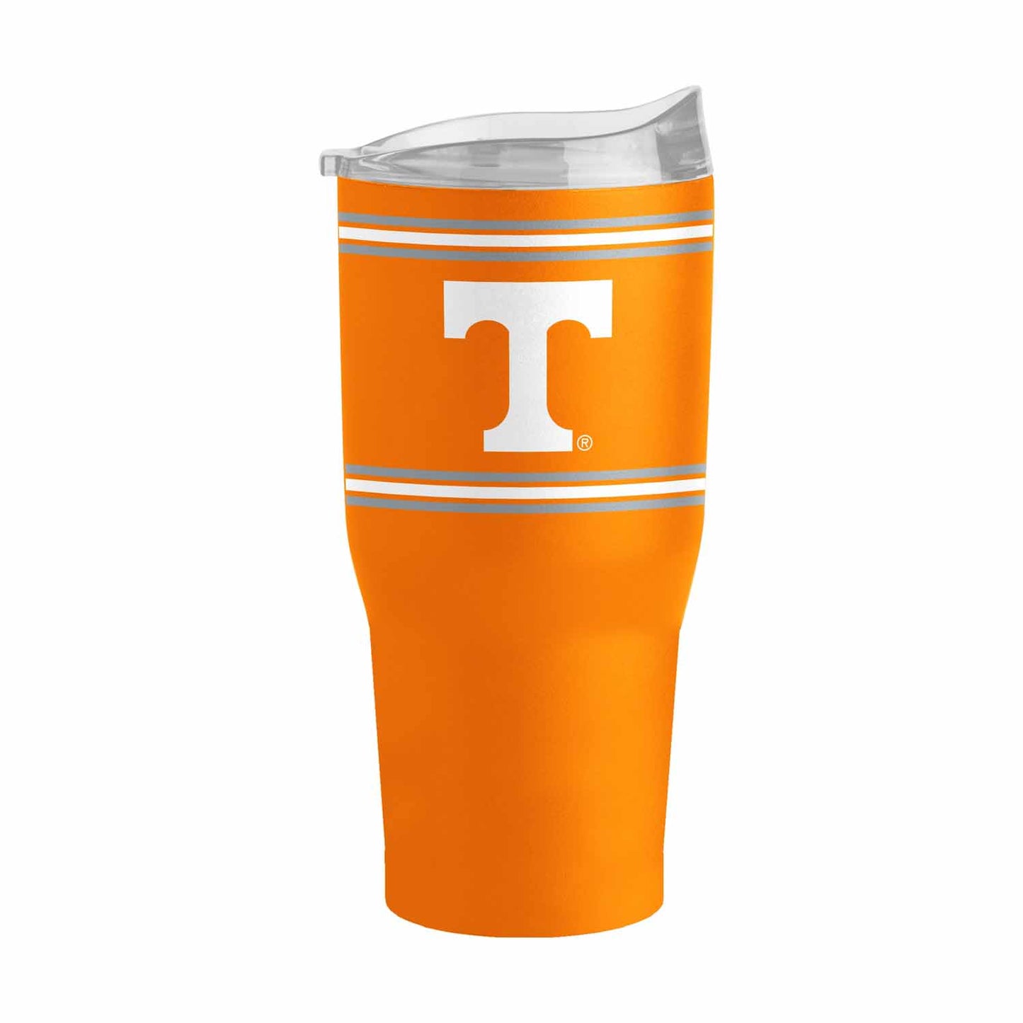 Tennessee Volunteers  NCAA 30 oz Stripe Powder Coat Tumbler Vacuum Insulated - Orange