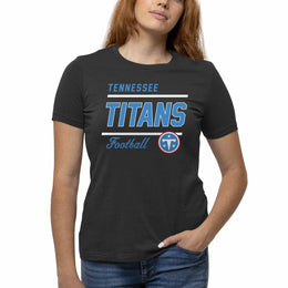 Tennessee Titans NFL Womens Relaxed Fit Tshirt - Black