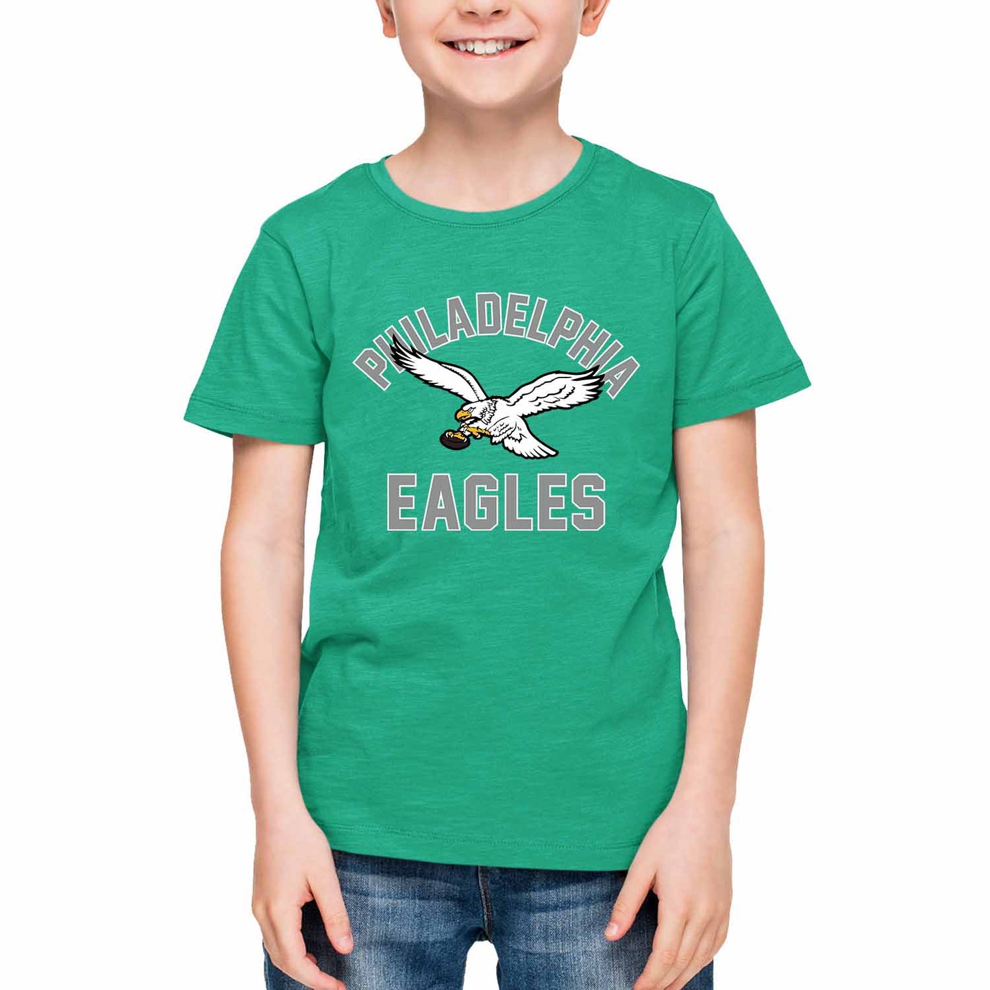 Philadelphia Eagles NFL Youth Gameday Football T-Shirt - Kelly Green