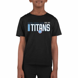 Tennessee Titans  NFL Youth Modern Endzone T-Shirt Boys Girls - Black
