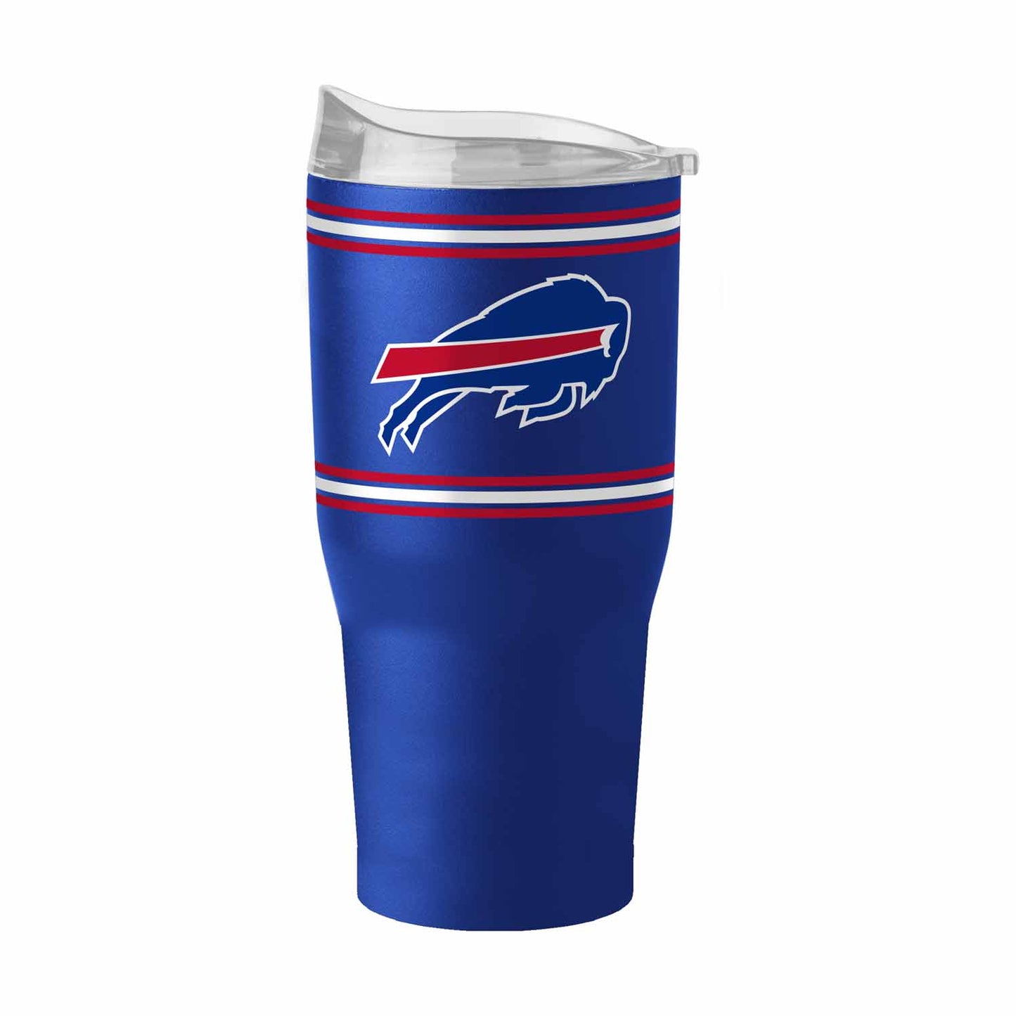 Buffalo Bills  30 oz Stripe Powder Coat Tumbler Vacuum Insulated - Royal
