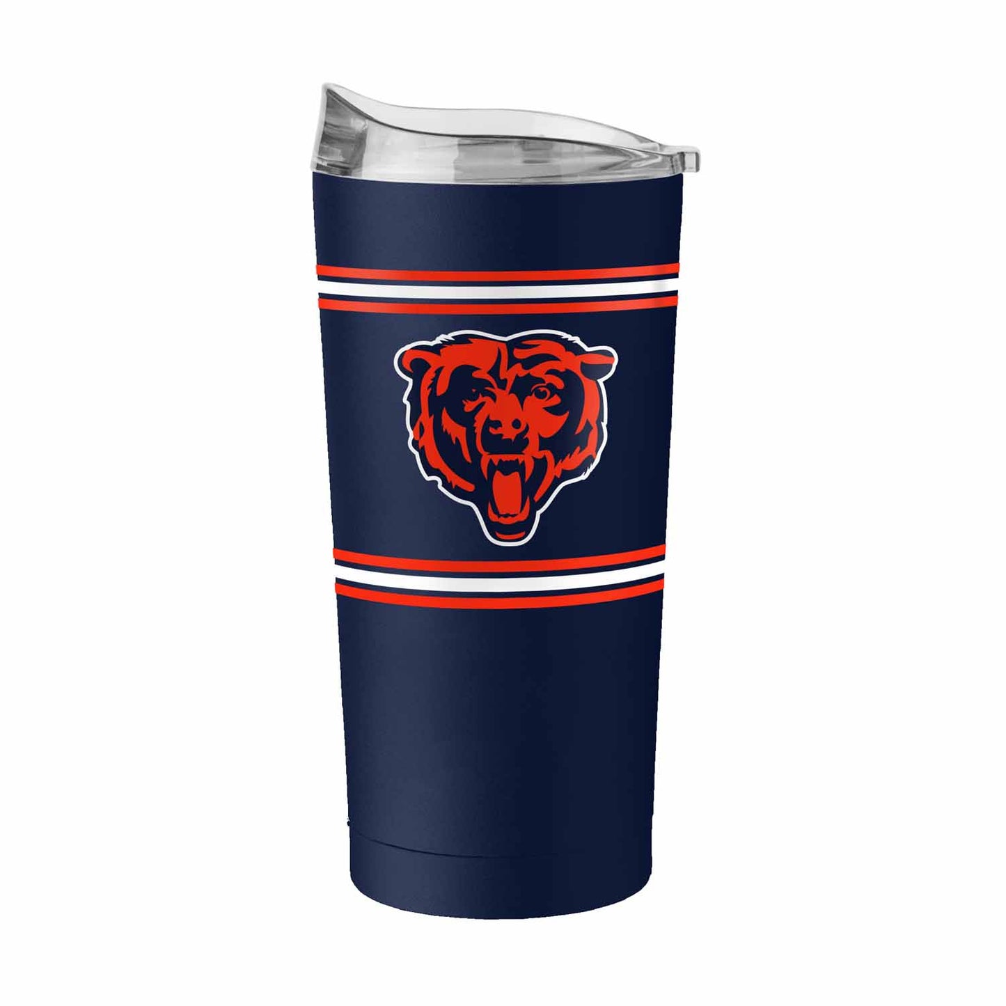 Chicago Bears  20 oz Stripe Powder Coat Tumbler Vacuum Insulated - Navy
