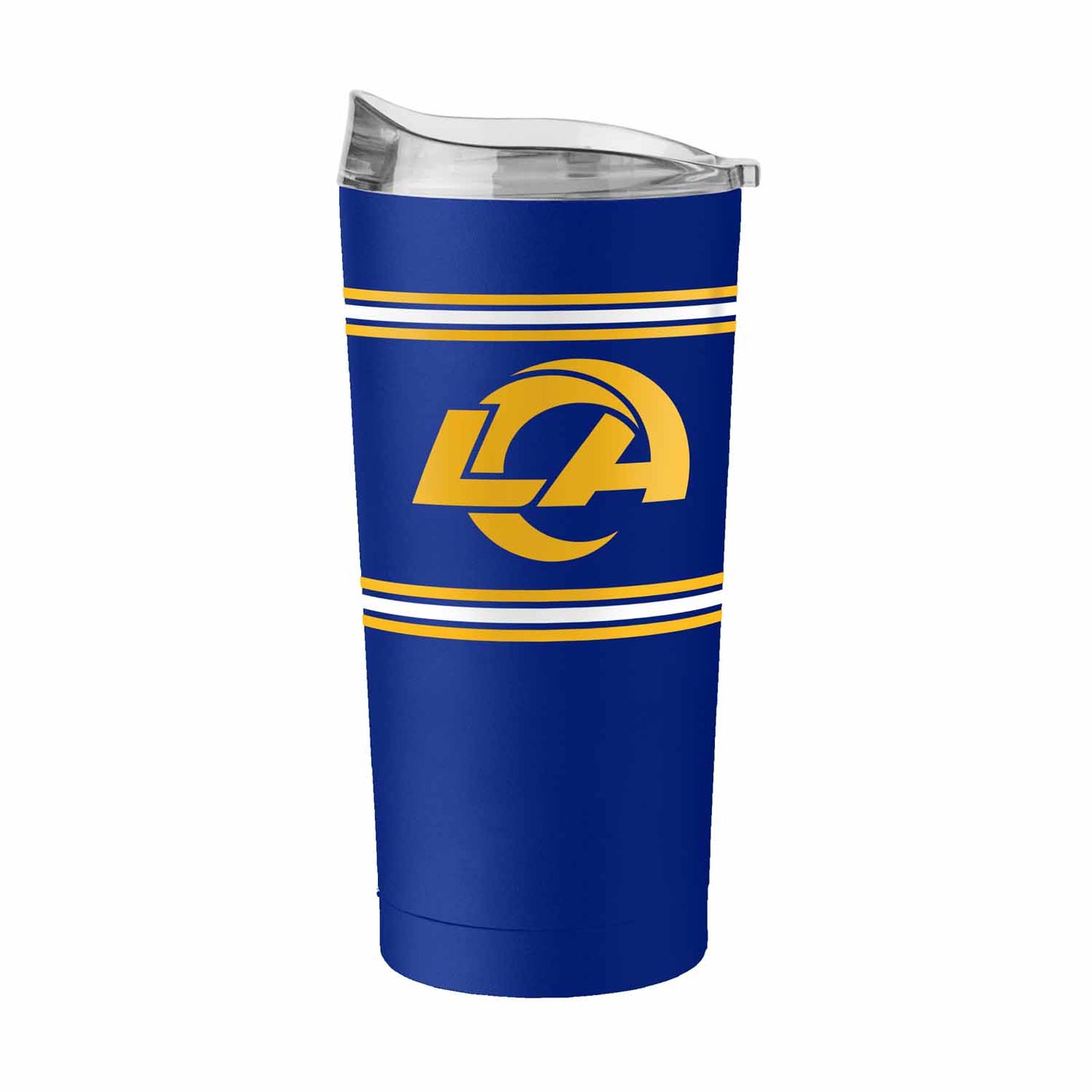 Los Angeles Rams  20 oz Stripe Powder Coat Tumbler Vacuum Insulated - Royal