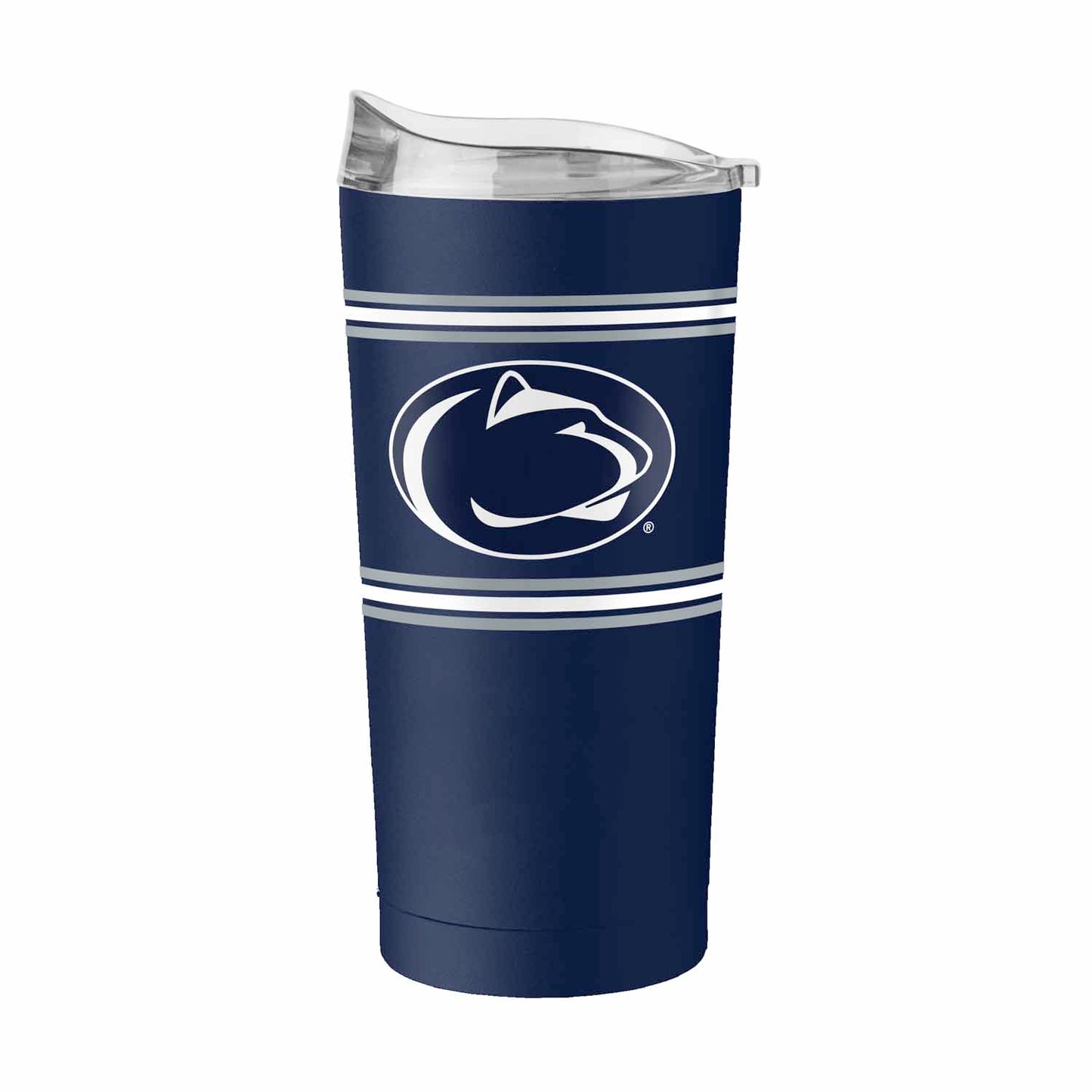 Penn State Nittany Lions  20 oz Stripe Powder Coat Tumbler Vacuum Insulated - Navy