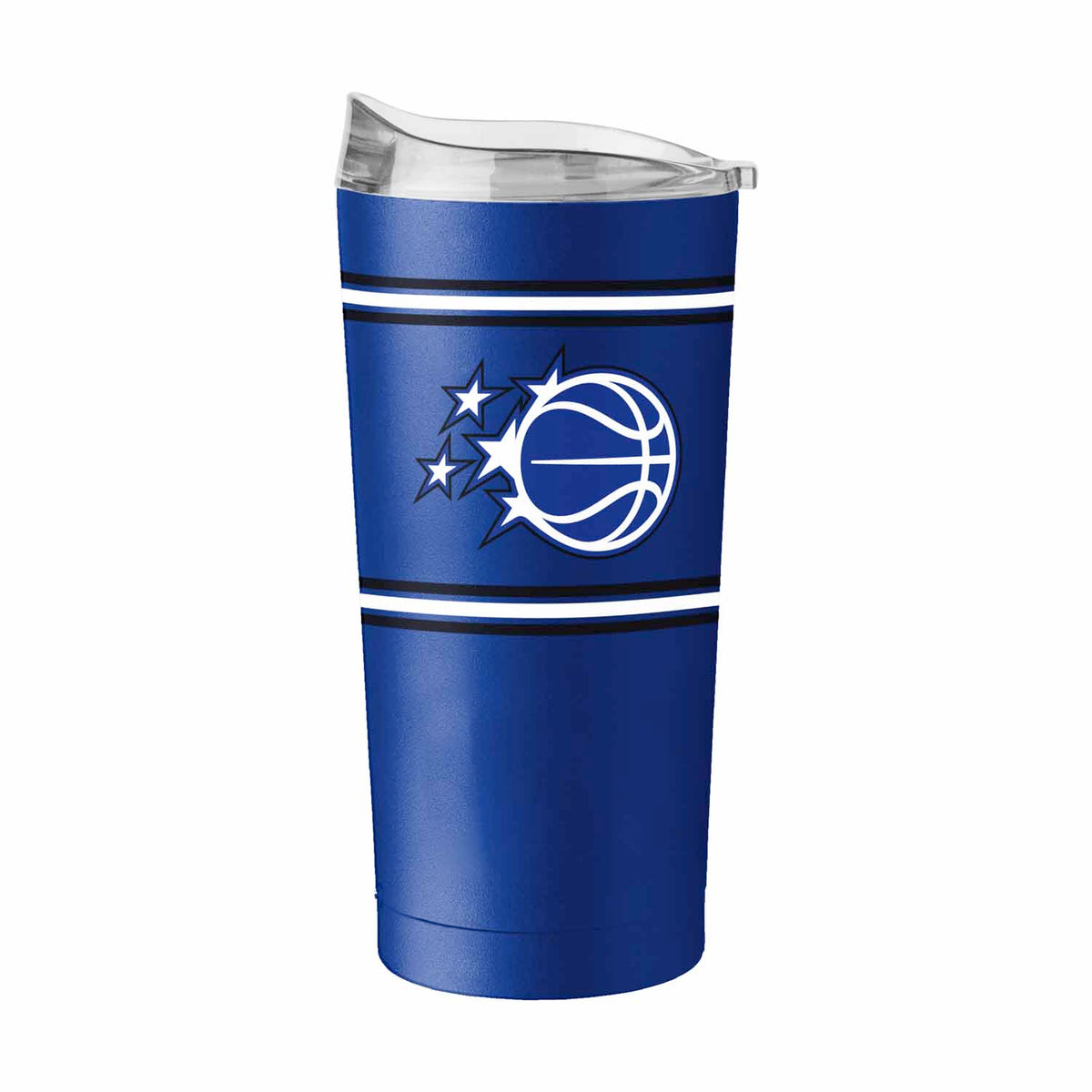 Orlando Magic  20 oz Stripe Powder Coat Tumbler Vacuum Insulated - Royal