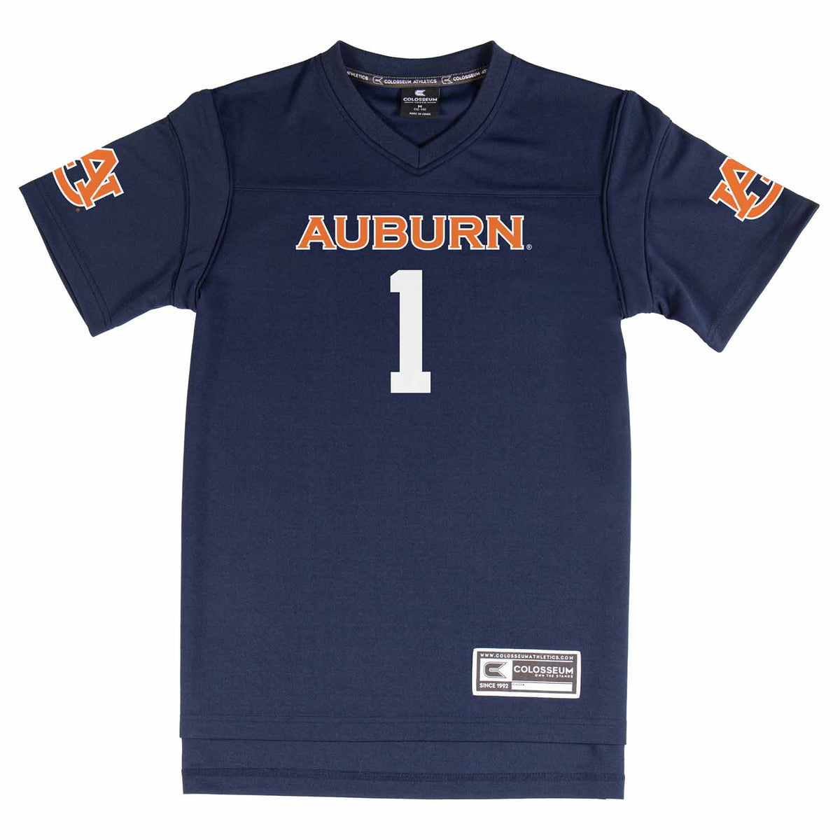 Auburn Tigers  NCAA College Football Jersey Youth Officially licensed NCAA; 100% polyester jersey; screen-printed team graphics front back - Navy