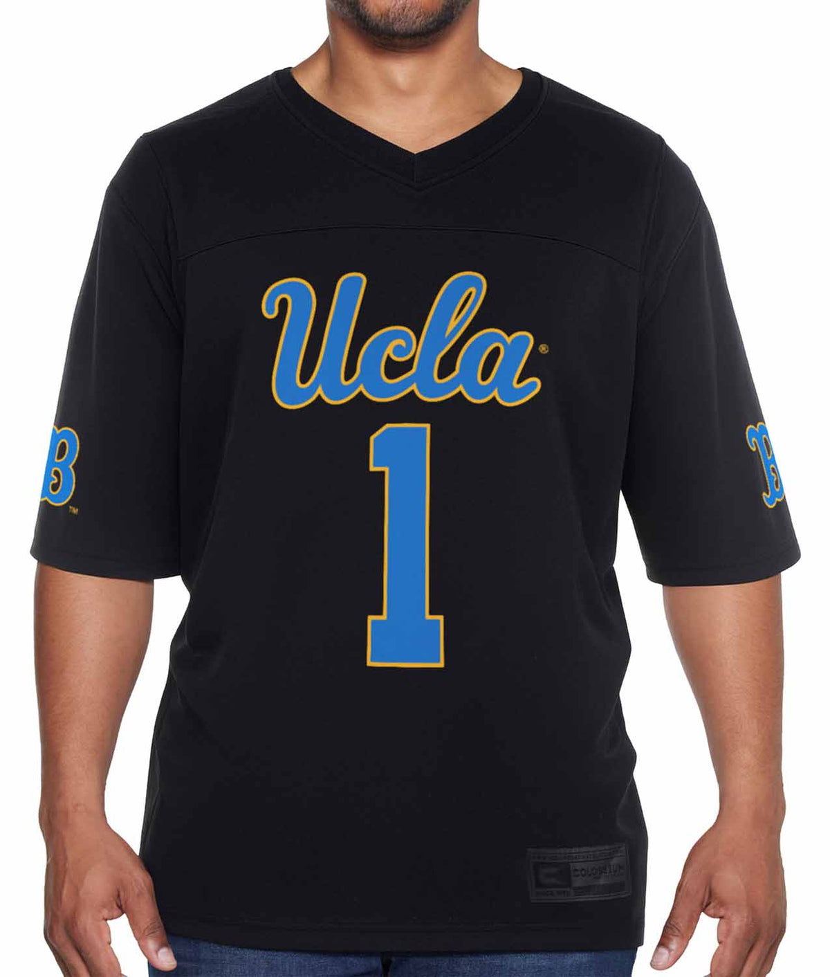 UCLA Bruins  NCAA College Football Jersey Men Women Officially licensed NCAA; 100% polyester jersey; screen-printed team graphics front - Black