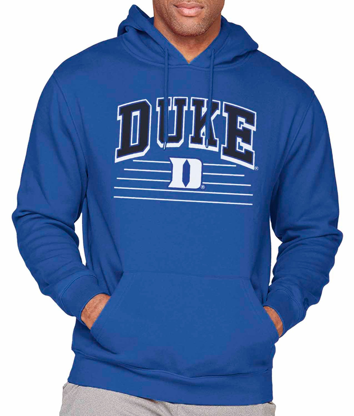 Duke Blue Devils NCAA Adult Unisex Overtime Classics Hooded Fleece Sweatshirt - Royal